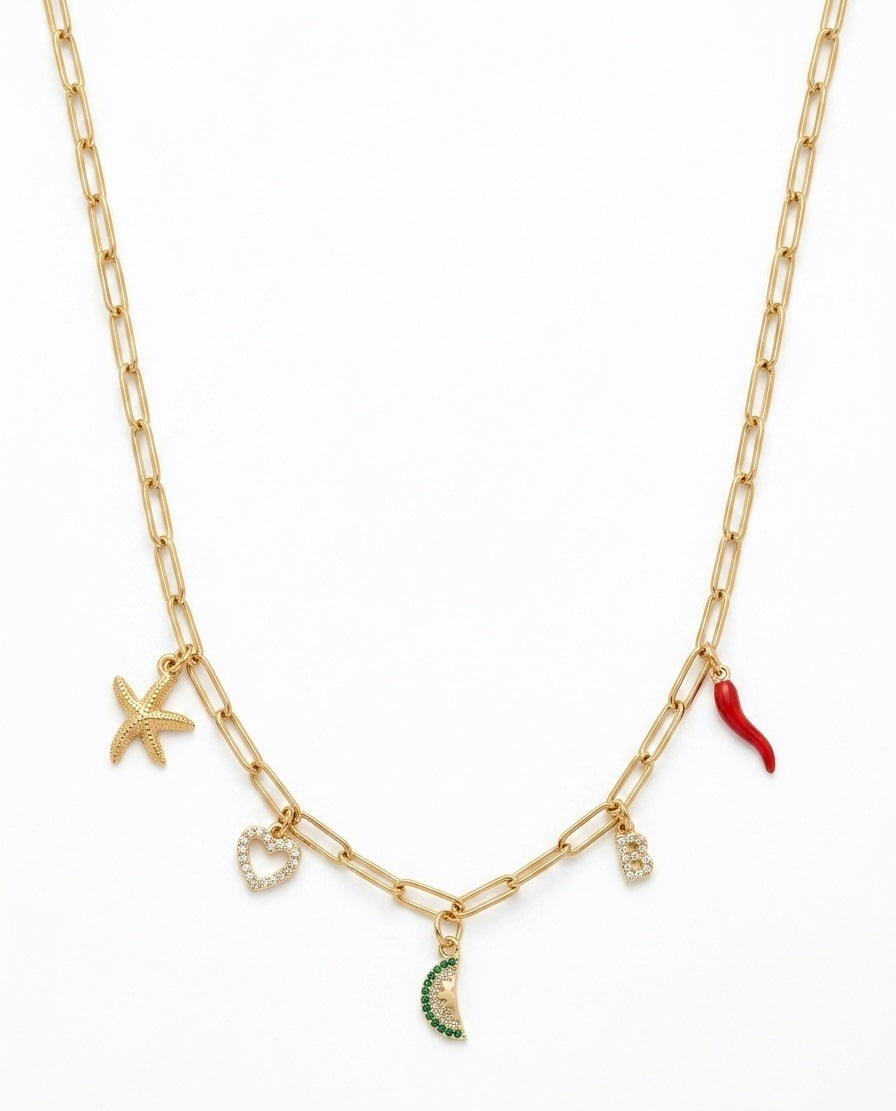 COLLIER CHARMS PERSONNALISABLE